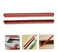 SEWACC 2 piezas Guías de Cajón de Montaje Inferior de Plástico Juego de Rieles para Muebles Resistentes y Fáciles de Instalar Adecuados para Gabinetes y Cajoneras