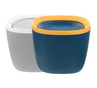 SEWACC 2 piezas Mini Papeleras de Escritorio Cubos Portátiles Resistentes y Prácticos Contenedores para Basura Dormitorio Diseño Simple y Colores Frescos Material Duradero y Seguro