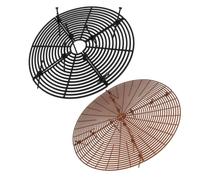 SEWACC 2 Piezas Rejillas para Macetas, Rejilla para Macetas Redonda de Plástico, Cubierta de Jardinera Recortable, para Interior y Hogar, Protege el Sustrato, Evita Que Gatos y Perros