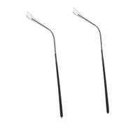 SEWACC 2 piezas Repuestos para Gafas Metalicas Patas Negras Brazos Recambio Lentes Sol Adaptador Fácil Instalación Duradero