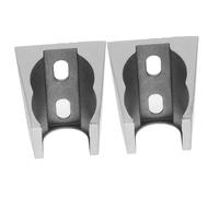 SEWACC 2 piezas Soporte de Ducha Ajustable Inoxidable Base Fija para Cabezal de Ducha de Accesorio Durable Resistente la Corrosión y Instalación