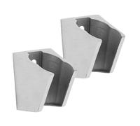 SEWACC 2 piezas Soporte de Ducha Ajustable Inoxidable Base Fija para Cabezal de Ducha de Accesorios Resistente y Durable