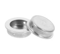 SEWACC 2 Piezas Tiradores Empotrados Inoxidable Armarios Diseño Moderno y Duradero Acabado Cepillado Manijas Ocultas para Puertas Deslizantes y Muebles