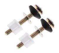 SEWACC 2 piezas Tornillos de Fijación para Tanque de Inodoro Kit de Reemplazo de Tornillos Metálicos Accesorios Estables y Duraderos para Inodoros Estándar