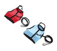 SEWACC 2 Unidades Arnés para Conejos Ajustable Pequeño Arnés de Malla Transpirable Estilo Chaleco con Correa para Paseos y Entrenamiento al Aire Seguro y Ligero para Mascotas Pequeñas