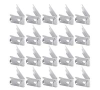 SEWACC 20 Clips de Acero Inoxidable para Estante de Congelador sin Rebabas, Fáciles de Usar, Soporte Resistente para Refrigeradores y Congeladores