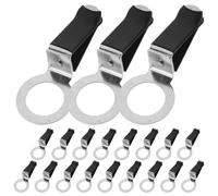 SEWACC 20 Clips de Ventilación para Coche en Metal Negro Ángulo Ajustable, Ambientadores para Coche Versátiles para Uso en Hogar y Automóvil