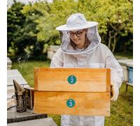 SEWACC 20 Etiquetas Numeradas de Plástico para Colmenas Diseño Portátil y Uso Conveniente, Ideales para Apicultura y Señalización en Cajas de Colmena Color Aleatorio