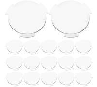 SEWACC 20 Lentes VR Biconvexas 25 Mm Diámetro 45 Mm Distancia Focal, Lentes para Gafas 3D Antimareos, Accesorios de Realidad Virtual Compatibles para Casco VR, Paquete de 20 Unidades