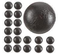 SEWACC 20 Piezas Botones de Madera Redondos Naturales para Ropa DIY Costura Botones de Alta Pierna para Camisas y Abrigos Negros para Manualidades y Reparación de Prendas