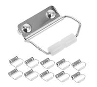 SEWACC 20 Piezas Hebilla Deslizante Inoxidable para Cajas de Alimentos Cierres de Tensión Latch Duradero y de Usar para Preservación de Comida