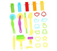 SEWACC 20 piezas Kit de Herramientas para Plastilina Extrusoras Colores Aleatorios Molde Animal para Accesorio Creativo DIY para Modelar y Moldear Arcilla Casa o Aula Color Aleatorio