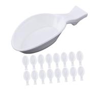 SEWACC 20 Piezas Soporte de Pinceles y Plato de Almacenamiento de Tinta Plástico para Caligrafía y Práctica Artística