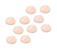 SEWACC 20 Unidades Esponjas de Maquillaje Redondas Grandes Almohadillas para Polvos Sueltos Material para Piel Sensible Accesorio Facial Portátil y Fácil de Limpiar