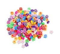 SEWACC 200 Piezas Handmade Polymer Clay Blossom Beads Mini Flower Charms Craft Pendants For DIY Jewelry Making Bracelets Necklaces Earrings