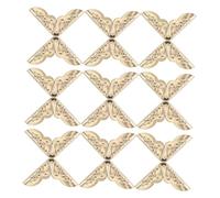 SEWACC 200 Piezas Protector Metálico Esquinas Libro Retro Esquineros Decorativos Vintage para Álbumes Cuadernos y Scrapbooking Diseño Fácil Instalación