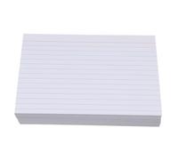 SEWACC 200 Piezas Tarjetas de Estudio Lined Notepad para Preparación de Exámenes de Estudio de Tarjetas de Índice para Estudiantes Notas para Escuela de Enfermería Diseño Americano