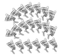 SEWACC 20piezas Colgante Vintage De Reina Egipcia Dijes De Joyería Para Hacer Tú Mismo Accesorios De Joyería Para Collares Dijes Colgantes De Reina Egipcia Para Llaveros