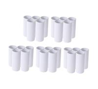 SEWACC 25 Piezas tubo hecho a mano tubos en blanco tubos de bricolaje en tubo redondo tubos vacíos para manualidades de tubos de