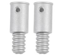 SEWACC 2piezas Adaptador Mango Escoba Metal Roscado Puntas Reemplazo para Mango Telescópico Conector Extensión para Limpieza Hogar Oficina