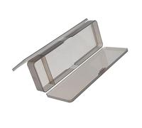 SEWACC 2piezas Caja De Almacenamiento Oblonga Transparente para Papelería Estuche Multifuncional para Lápices y Bolígrafos Organizador De Escritorio para y