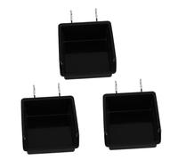 SEWACC 3 Piezas Caja de Almacenamiento Antiestática para Tablero Perforado Organizador Resistente para Taller Garaje y Oficina Contenedor Portátil para Herramientas y Accesorios de