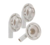 SEWACC 3 Piezas Gree - Accesorios Para Aire Acondicionado Conector De Drenaje De Ca Adaptador De Codo De Drenaje Abs Gris