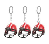 SEWACC 3 Piezas Llaveros Estrella Rugby Hockey y Fútbol para Fans Accesorios Ligeros y Compactos para Mochilas y Coleccionistas
