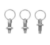 SEWACC 3 piezas Pasadores de Seguridad Inoxidable con Retráctil y Anillo de Tracción para Equipos Industriales y Accesorios Mecánicos Durable y Portátil