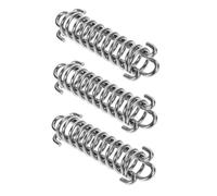 SEWACC 3 Piezas Tensor de Resorte Amortiguador para Correa de Perro Acero Inoxidable Resistente de Absorbe Impactos y Reduce Tirones para Perros Medianos y Grandes