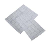 SEWACC 3 Piezas Water Drawing Cloth For Calligraphy Practice Mat With Grids Reusable Water Writing Cloth For Students Quick Drying And Portable Design Grey