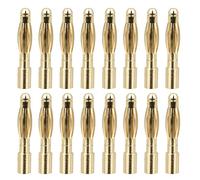 SEWACC 30 Pares de Conectores Tipo Banana de Latón 40 MM para Cable de Altavoz Adaptadores de Conexión para Amplificador y Receptor Clips Que Ahorran Espacio Uso Audio y Motores