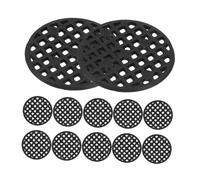 SEWACC 300 Piezas Plant Pot Mesh Drainage Mats Plastic Grid Hole Pads For Succulents Herbs Bonsai Plants Gardening Hole Screens For Indoor Outdoor Macetas