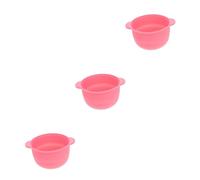 SEWACC 3piezas Contenedor De Para Derretir Cera De Depilación Tazón Interior No Pegajoso Calentador De Cera Rosa Accesorio Práctico y Seguro Para