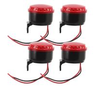 SEWACC 4 Bocinas de Alarma para Coche Bocina Fuerte Resistente Intemperie Altavoz de Alarma para Vehículo Automotriz para Camión Sistema de Alerta Audible para