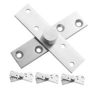 SEWACC 4 Piezas Bisagras Ocultas Inoxidable para Puertas Interiores Armarios y Muebles Diseño Invisible y Auto Cierre Alta Capacidad de Carga