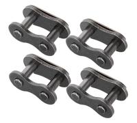 SEWACC 4 Piezas Conector de Cadena de Motocicleta 520, de Acero al Carbono | Piezas de Repuesto, Compatibilidad Amplia Cadenas de Rodillos, Uso en Taller y Conducción Carretera