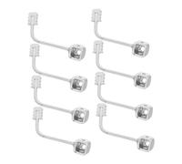 SEWACC 4 Soporte Metálico para Nariz de Gafas Inserción Fácil Diseño Antideslizante Soporte Resistente para Monturas Accesorio de Repuesto para Gafas