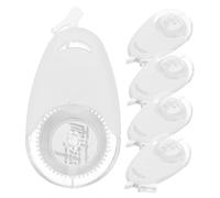 SEWACC 5 Piezas Cinta Correctora Portátil con Mecanismo de Tapa Abatible para Escolar Oficina Resistente y Práctica para Errores de Escritura