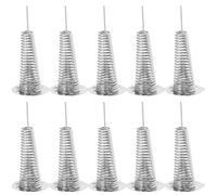 SEWACC 50 Piezas Base de Resorte de Metal para Manualidades Adhesivo Fácil de Instalar, Muelles Oscilantes Versátiles para Decoración de Escritorio y Proyectos Artesanales