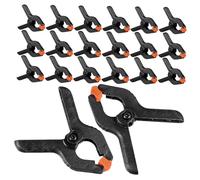 SEWACC 50 Piezas Clips de Resorte de Plástico Abrazaderas Pequeñas Resistentes para Fotografía Bricolaje Manualidades y Mejoras el Hogar Clips y Portátiles para Estudio y Carpintería