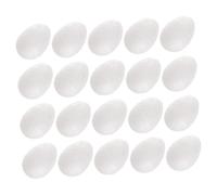 Sewacc 50 Piezas Huevos De Espuma De Poliestireno 1.37X1.18X1.18In Huevos De Pascua Diy Para Manualidades Y DecoracióN De Fiesta