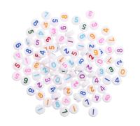 SEWACC 500 Piezas Perlas Acrílicas de Coloridos Redondos Sueltos para Creación de Joyería Pulseras y Proyectos de Manualidades