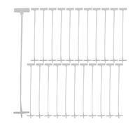 SEWACC 5000piezas Barbas para Etiquetas De Ropa Fijadores De y Accesorios para Empaque De Calcetines para Colgar Manual Color Blanco