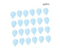 SEWACC 560 Piezas Acrílicos Azul Frosted con Orificio para Manualidades Joyería Accesorios para Cabello Decoración Boda