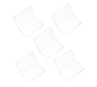 SEWACC 5piezas Casete Estuche De Transparente Caja De Almacenamiento para Casetes Estándar Protección De Música y Grabación De Voz