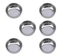 SEWACC 6 Piezas Tapa extintora de Incendios Protector para lámpara de Alcohol Cubierta de Acero Inoxidable para hornillo de Alcohol y lámpara de Alcohol, fácil de Usar, para Laboratorios