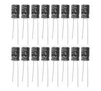 SEWACC 60piezas Condensadores Electrolíticos de Aluminio Μf Kit para Reparación Electrónica DIY Polarizados Resistentes y Confiables