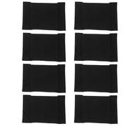 SEWACC 8 Divisores Acolchados para Bolso de Cámara Insertos de Partición de Fieltro Negro Protectores Antivibración para Organización Interna Compartimentos Ajustables para Fotógrafos