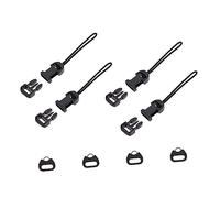 SEWACC 8 piezas Adaptador Qd para Correa Cámara Hebilla Rápida para Correa de Hombro Clip Conector Resistente para Cámara Digital Pequeña y Mediana